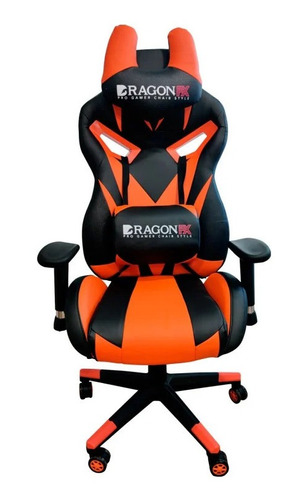 Silla Gamer Pro Gaming Chair Dragonfx Orange