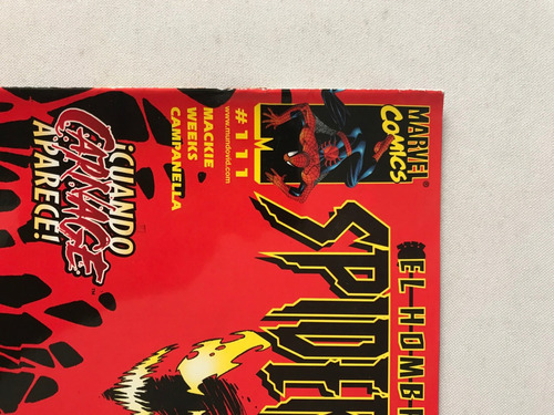 El Hombre Araña Spiderman #111 Marvel Comics Edit. Vid 2003 (Usado)
