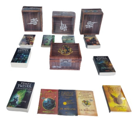 Harry Potter-coleccion-de 8 Libros+3 Adicionales+regalos