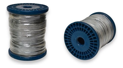 Cable De Acero Akron 1/16puLG X152mts 7x7 Hilos