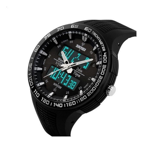 Relógio Masculino Skmei Anadigi 1066 - Preto