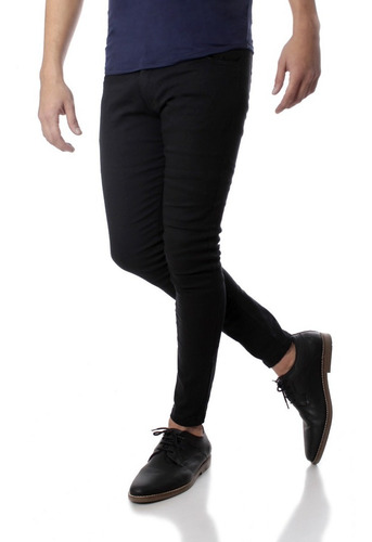Imagen 2 de 5 de Pantalon Negro Gabardina 32312 No End