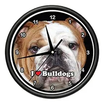 Comprar Signmission Bulldog Wall Reloj Pet Pet Dogs Propietario Rega