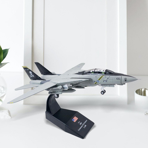Aa 1:100 Simulación Diecast F14 Fighter Juguete Avión