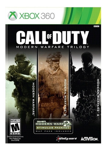 Call Of Duty Modern Warfare Trilogy Xbox 360 Fisico-sellado