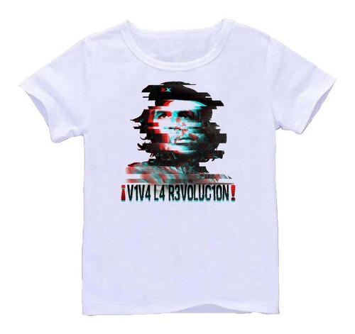 Remera Blanca Che Guevara Art#53