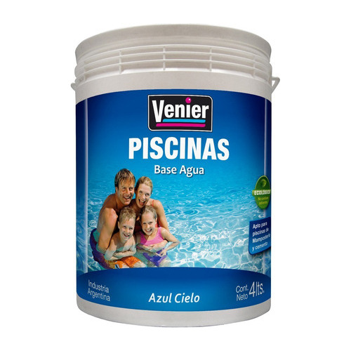 Pintura Pileta Agua Venier 20lts Piscinas Mm