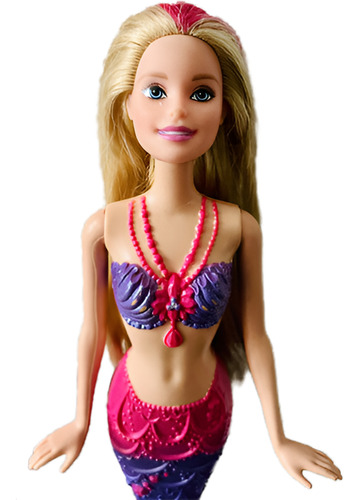 Muñeca Barbie Sirena 2017 (Usado)