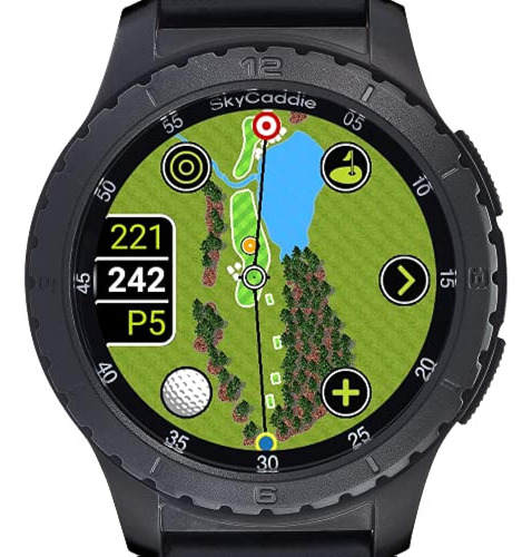 Skycaddie Lx5, Reloj De Golf Con Gps Con Pantalla Táctil Y M