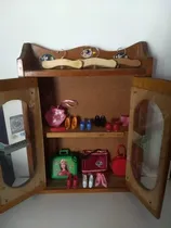 Comprar Mueble De Madera Para Muñecas Con Accesorios
