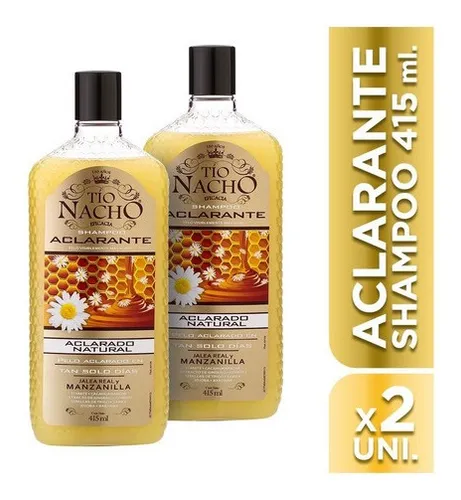 Tío Nacho Shampoo Aclarante 415ml X 2 Unidades