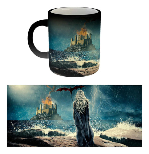 Taza Mágica Game Of Thrones Targaryen |de Hoy No Pasa| 3