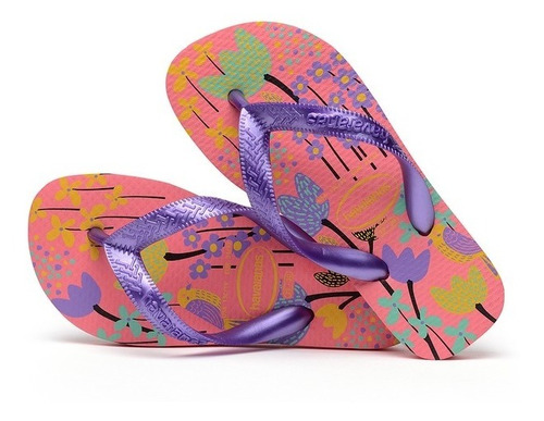 Imagen 2 de 4 de Ojotas Havaianas Niñas Lefran