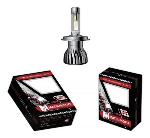 Kit Ampolletas Led H4 Para Auto 16.000 Lm Con Canbus