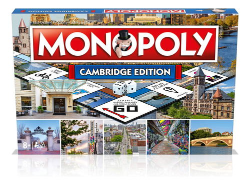 Cambridge Massachusetts Ma Monopoly Board Game Edition, Jue.