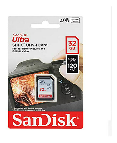 Pack De 3 Tarjetas De Memoria Sandisk 32gb Ultra Sdhc Uhs-i 