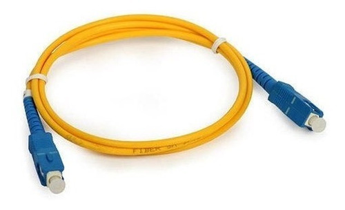 Patchcord Glc Fibra Optica  Sc/pc A Sc/pc Sm 3mts Simple