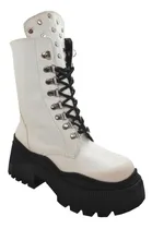 Comprar Borcegos Caña Alta \u002F Media, Con Plataforma Y Tachas S\u002Fcuero