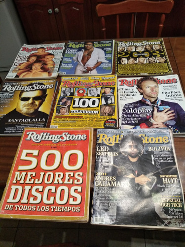 Lote X 8 Revistas Rolling Stone