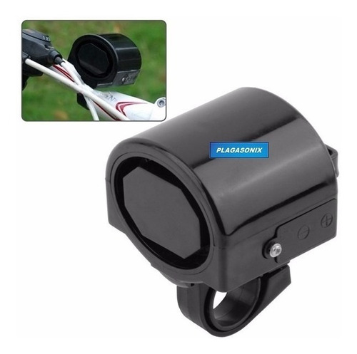 Imagen 3 de 10 de Timbre Electrico A Pilas Para Bicicletas Premium Plagasonix