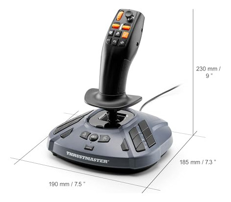 Thrustmaster Simtask Farmstick: Joystick 3 Eje For Farming