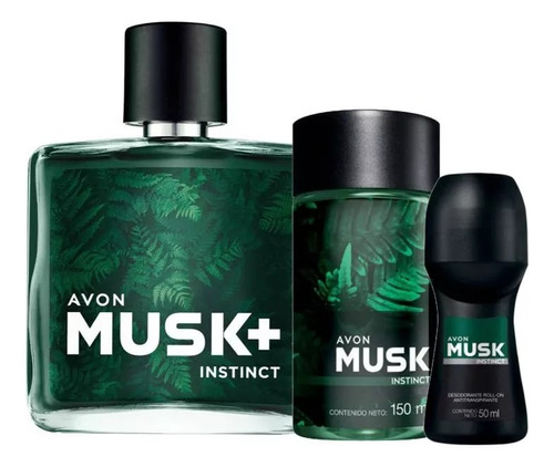 Set X 3 Perfume Musk + Instinct