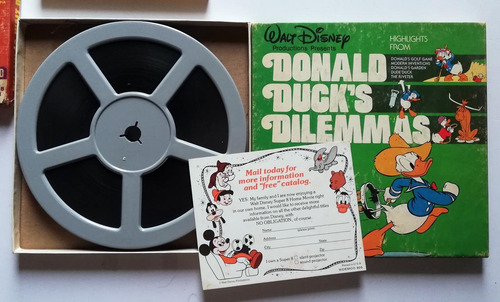 3 Películas Disney Super 8 Goofy Donald Travesuras De Bruja (Usado)