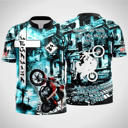 Camisa Babylook Feminina Estilo Quebrada Moto Grau É Arte 244 Não É Crime -  3F Sports - Camiseta Feminina - Magazine Luiza