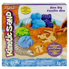 Kinetic Sand Arena Masa Dino Dig Fosiles Tv Original Mi Ciel