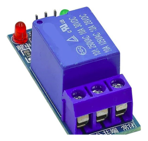 10 Piezas Modulo Relevador Relay 1 Canal 12v Rele Arduino