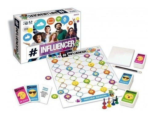 Juego De Mesa Influencer Desafios Demostra Tus Talentos Orig