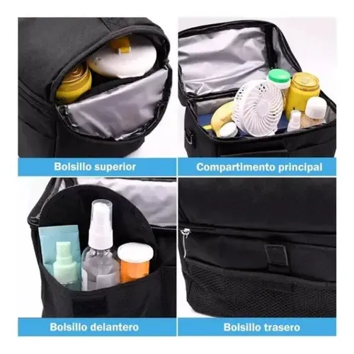Bolso Lonchera De Hombro Térmica 8 Litros Gran Capacidad