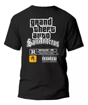 Comprar Polo Gamer Grand Theft San Andreas Gta Videojuegos