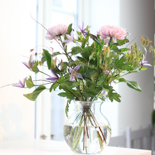 Soporte De Varilla En Espiral Ikebana Para Arreglos Florales
