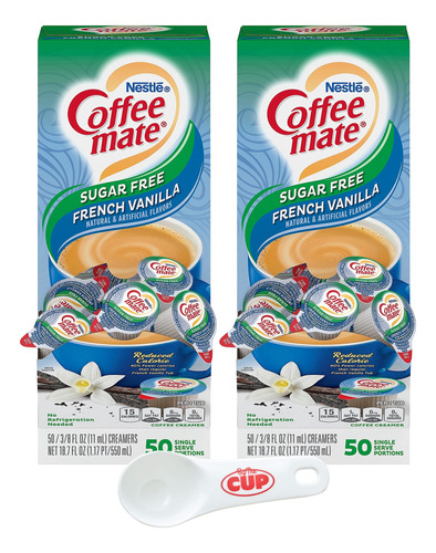 Nestle Coffee Mate - Crema Lquida Para Caf Individual, Sin A