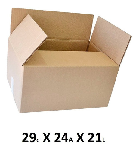 100 Caixas De Papelão Correios Sedex E-commerce 29 X 21 X 24