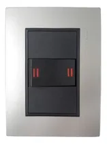 Comprar Plaqueta Duomo Flat Grafito O Aluminio C\u002Finterruptor Unipola