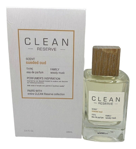 Clean Reserve Suede Oud Eau De Parfum Woody Musk 