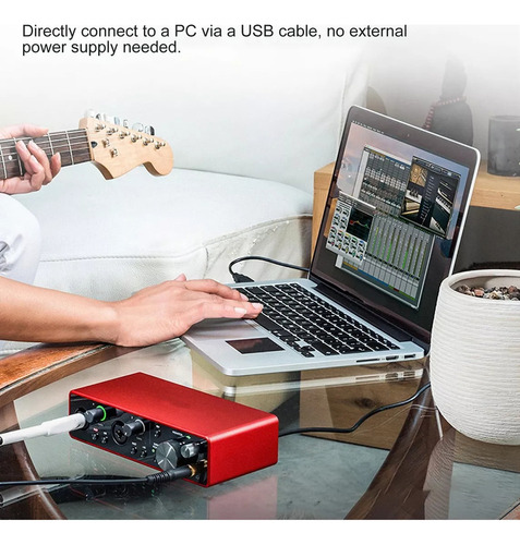 Para Interfaz De Audio Usb Para Focusrite Scarlett 2i2 3.