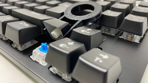 Imagen 5 de 10 de Teclado Gamer Hp Gk200 Qwerty Español Luz Rgb Ergonómico