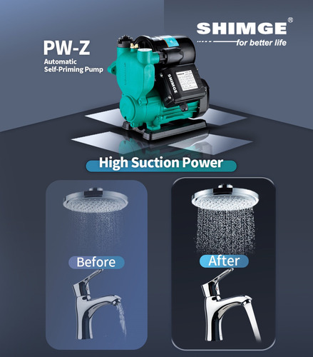 Bomba Presurizadora Automatica Shimge Pw750z 1 HP
