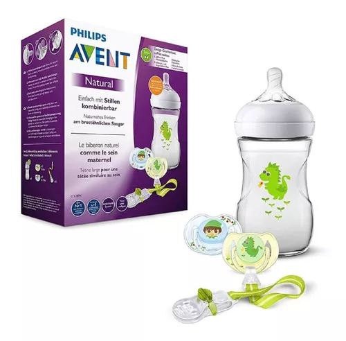 Comprar Biberón Avent Natural +6M 330 Ml Transparente