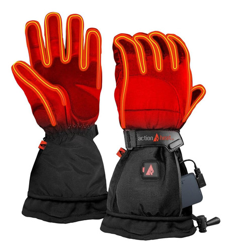 Actionheat Rechargeable Battery Heated Gloves For Men, Ski M