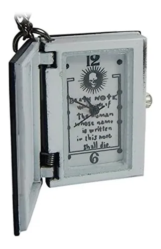 Collar Libreta Death Note Reloj 3cm Anime Metal Regalo