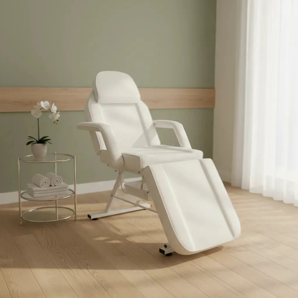 Sillon Camilla Articulada Estetica Tatuaje En Caja Blanco