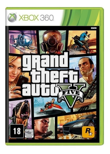 Imagen 1 de 5 de Grand Theft Auto V Standard Edition Rockstar Games Xbox 360 Físico