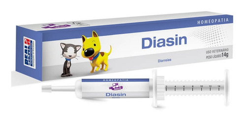 Diasin Diarreia Aguda Crônica Cães E Gatos Real H 14g