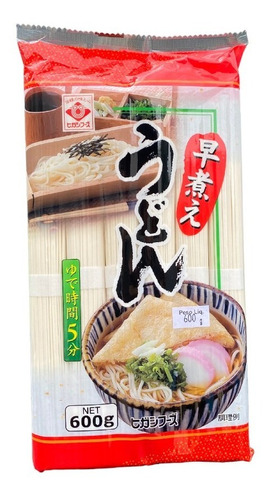 Imagem 1 de 2 de New Hayanie Udon Macarrão 600g Higashifoods Importado Japão