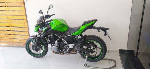 Imagem 1 de 9 de Kawasaki Z650 Abs Verde 2018 Tebi Motos 
