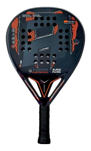 Paleta Pala Royal Padel Tigra Black Rp1060-62 Ahora 12 Empo